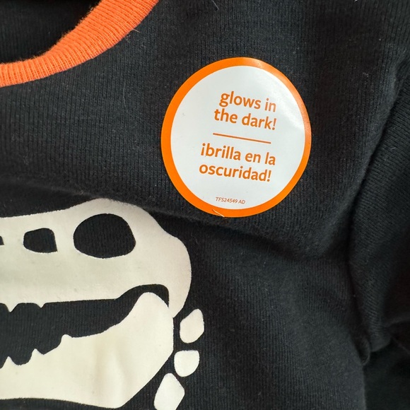 Carters Halloween dinosaur 4 pc pj set - Picture 7 of 12